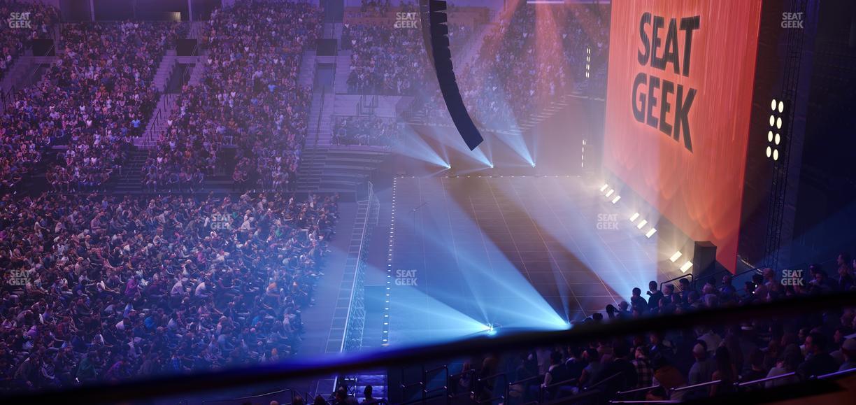 Delta Center - Section 16 Seat View