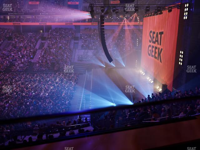 Delta Center - Section 16 Seat View