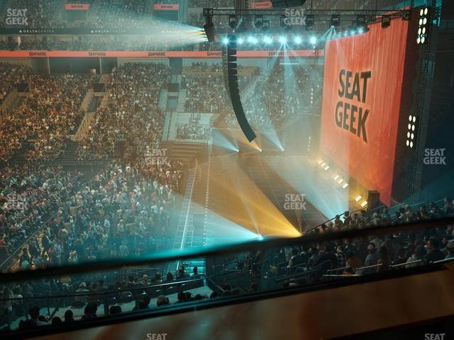 Delta Center - Section 16 Seat View
