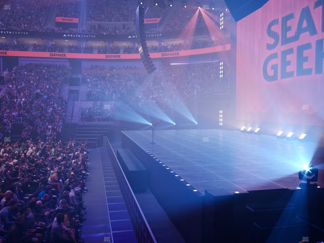 Delta Center - Section 16 Seat View