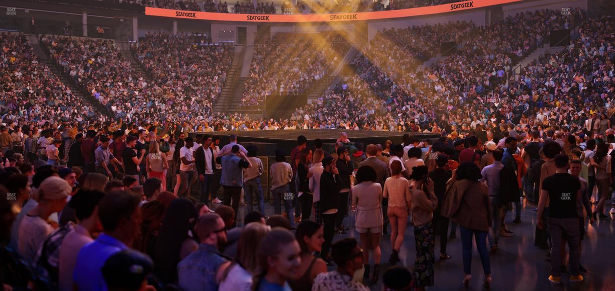 Delta Center - Section 16 Seat View