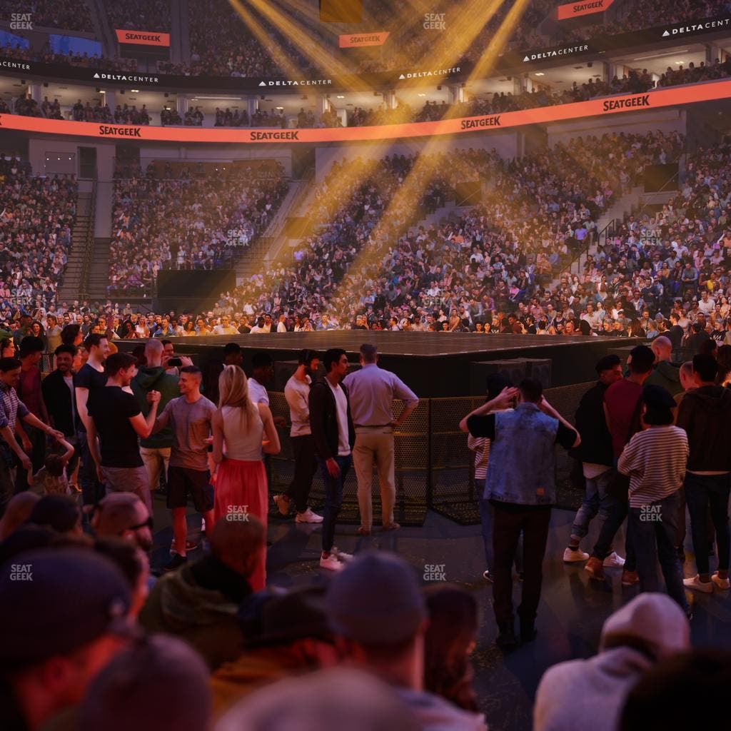 Delta Center - Section 17 Seat View