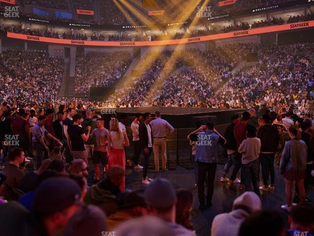 Delta Center - Section 17 Seat View