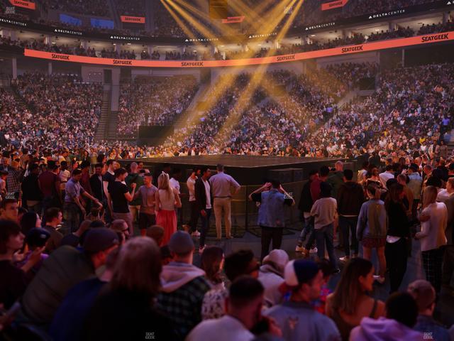 Delta Center - Section 17 Seat View
