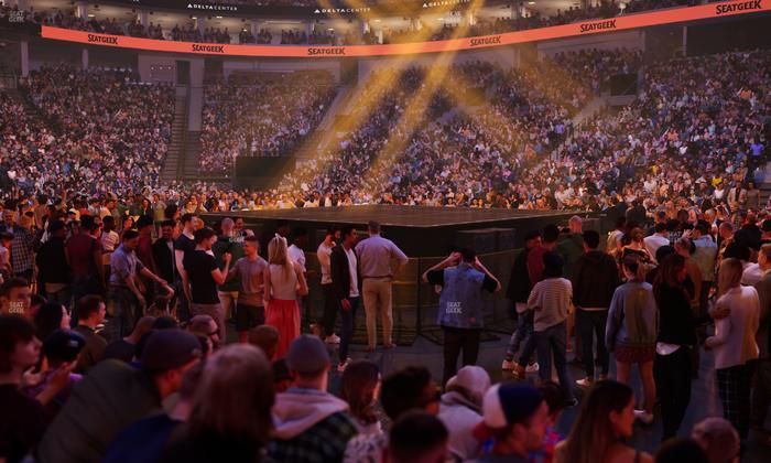 Delta Center - Section 17 Seat View