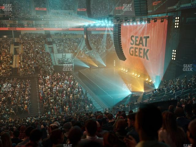 Delta Center - Section 17 Seat View