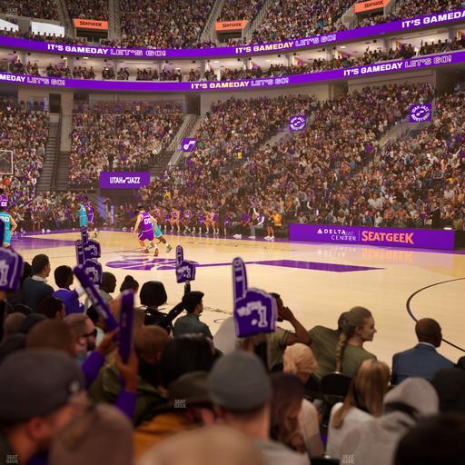 Delta Center - Section 17 Seat View