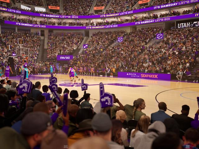 Delta Center - Section 17 Seat View Delta Center - Section 17 Seat View