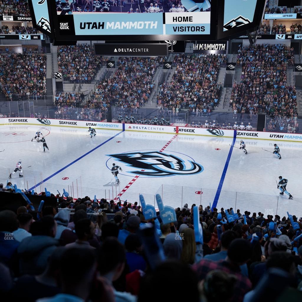 Delta Center - Section 17 Seat View