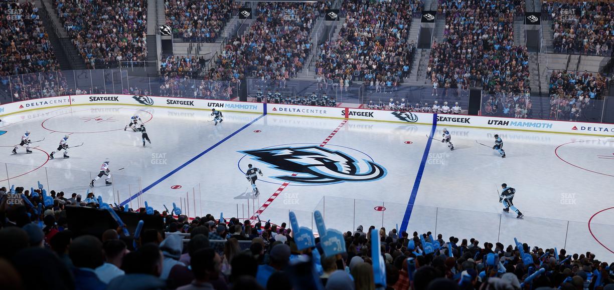 Delta Center - Section 17 Seat View