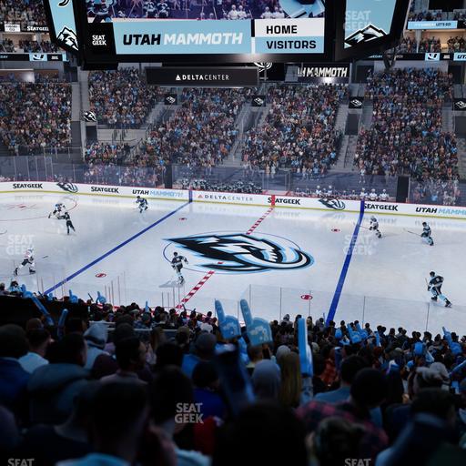 Delta Center - Section 17 Seat View