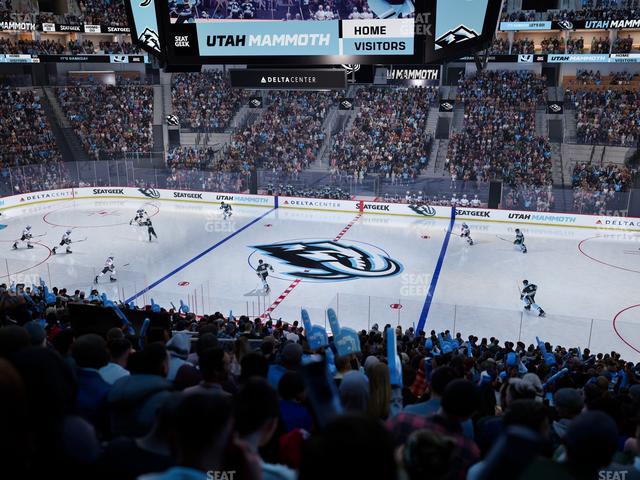 Delta Center - Section 17 Seat View