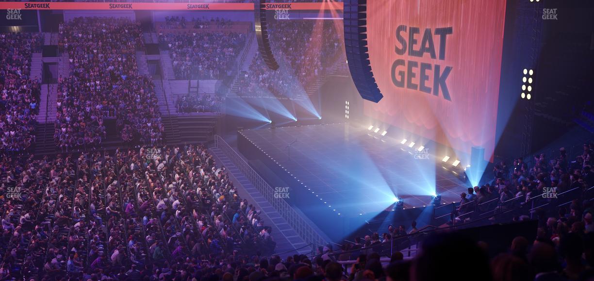 Delta Center - Section 17 Seat View