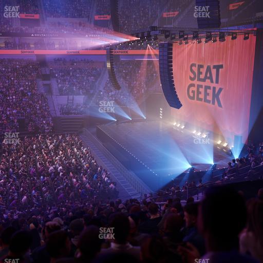 Delta Center - Section 17 Seat View