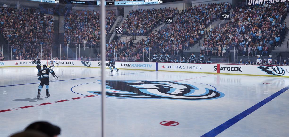 Delta Center - Section 17 Seat View