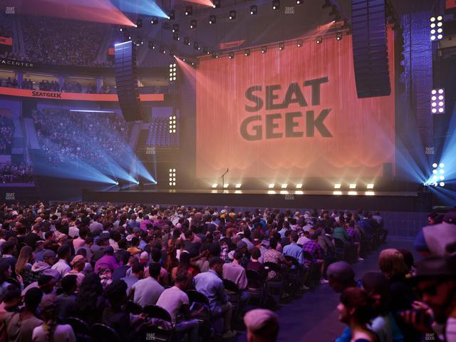 Delta Center - Section 18 Seat View