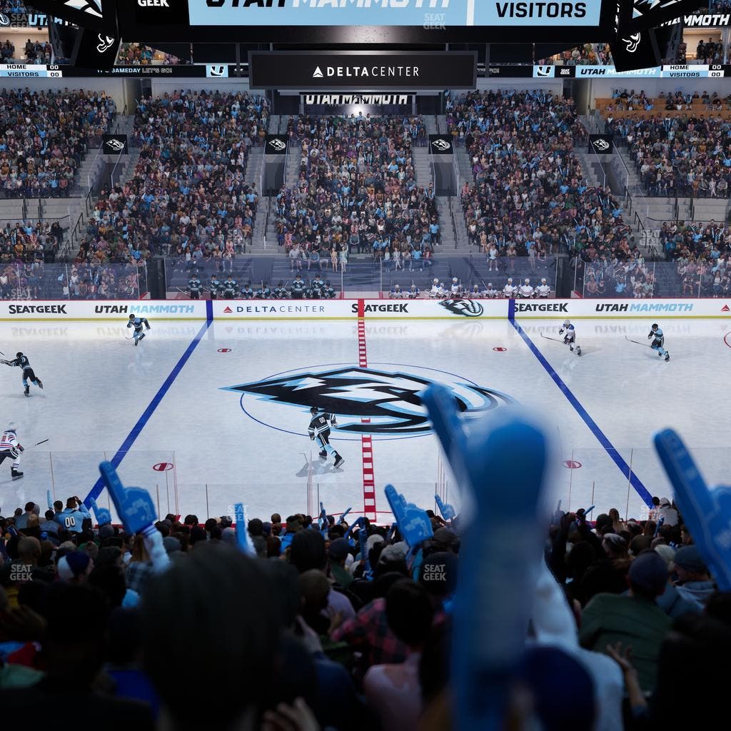 Delta Center - Section 18 Seat View
