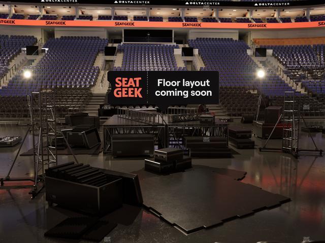 Delta Center - Section 18 Seat View