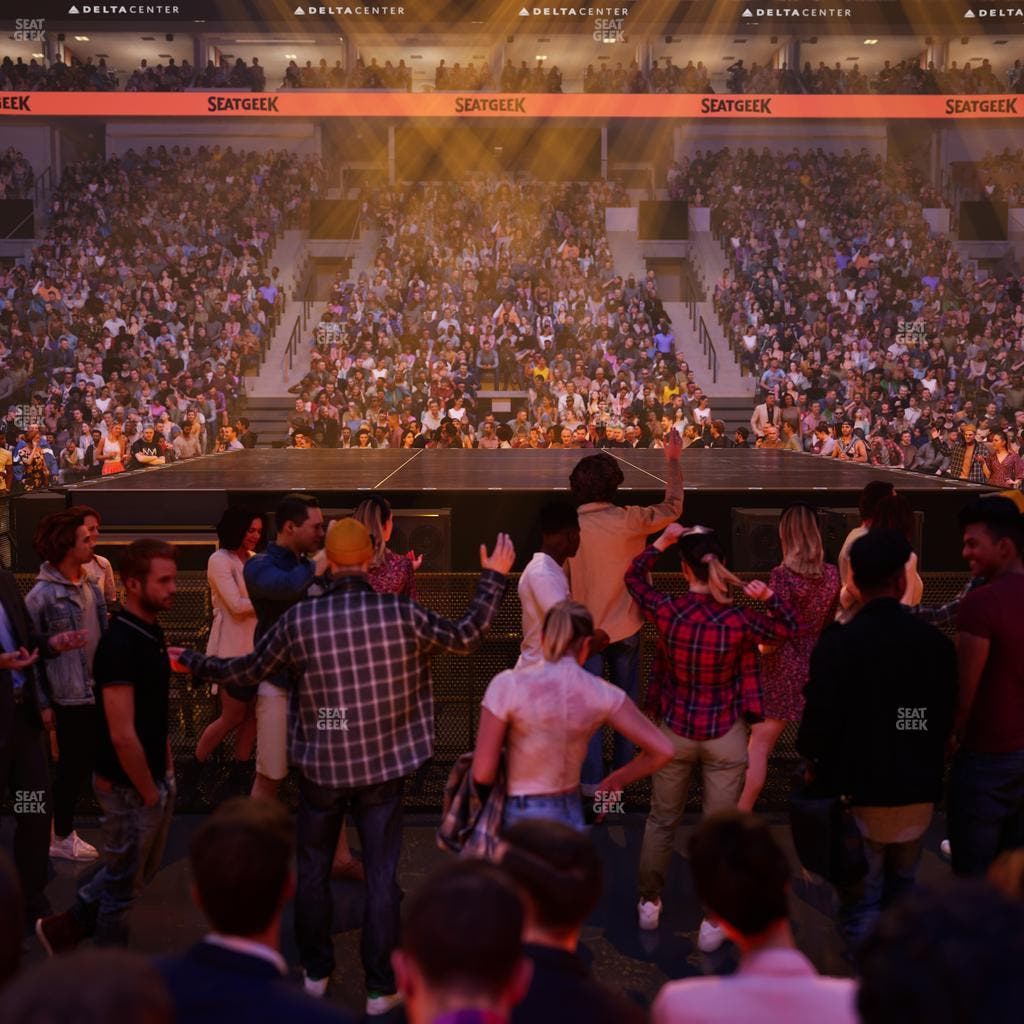 Delta Center - Section 18 Seat View