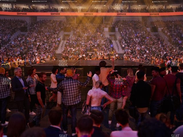 Delta Center - Section 18 Seat View