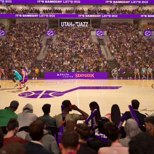 Delta Center - Section 18 Seat View