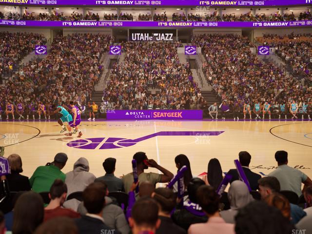 Delta Center - Section 18 Seat View Delta Center - Section 18 Seat View