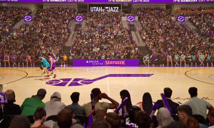 Delta Center - Section 18 Seat View