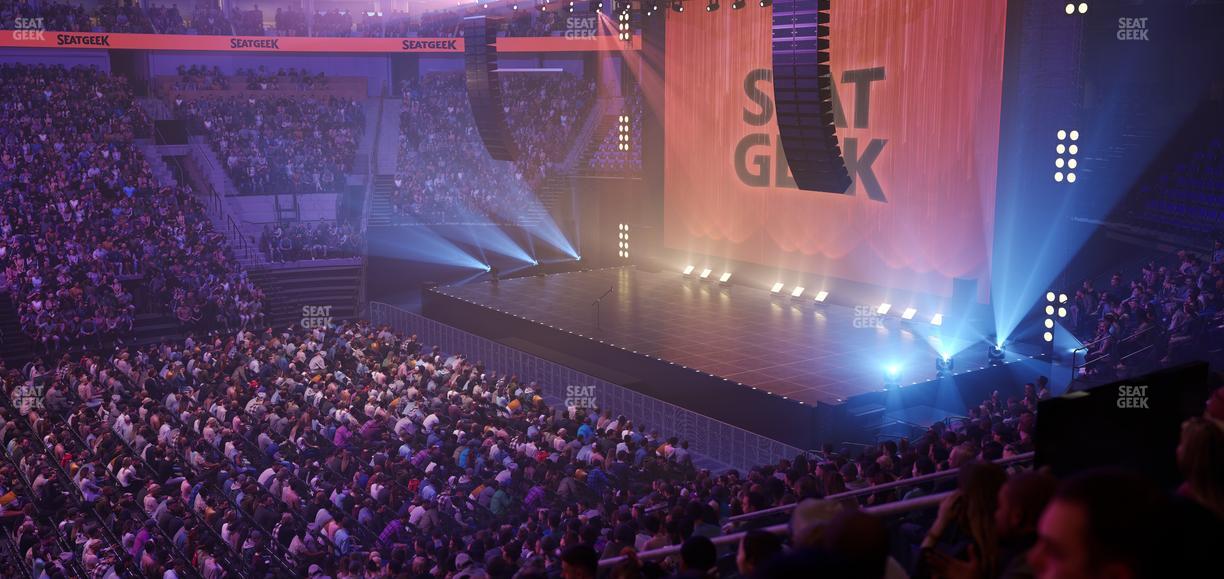 Delta Center - Section 18 Seat View