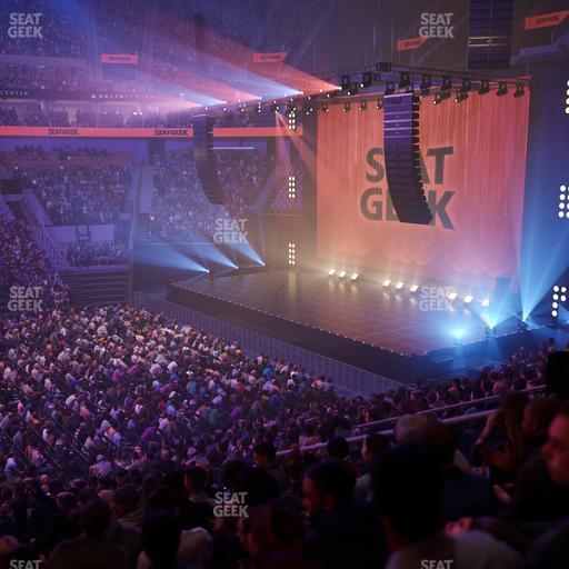 Delta Center - Section 18 Seat View