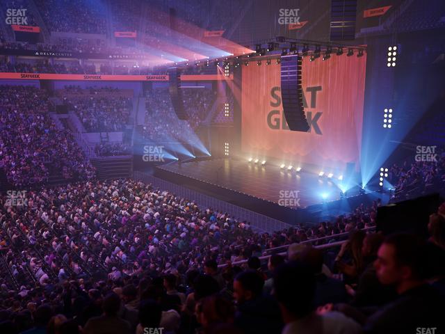 Delta Center - Section 18 Seat View