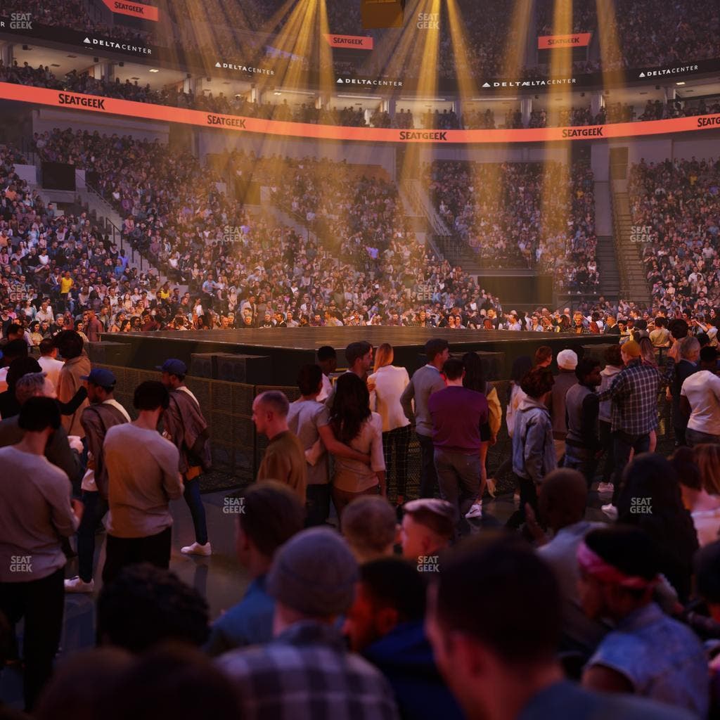 Delta Center - Section 19 Seat View