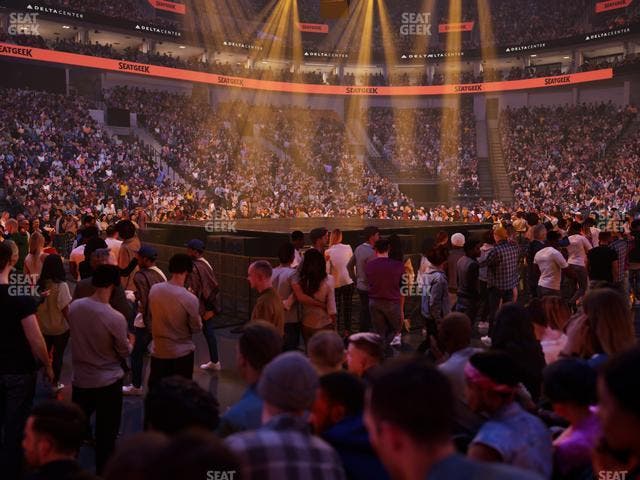 Delta Center - Section 19 Seat View