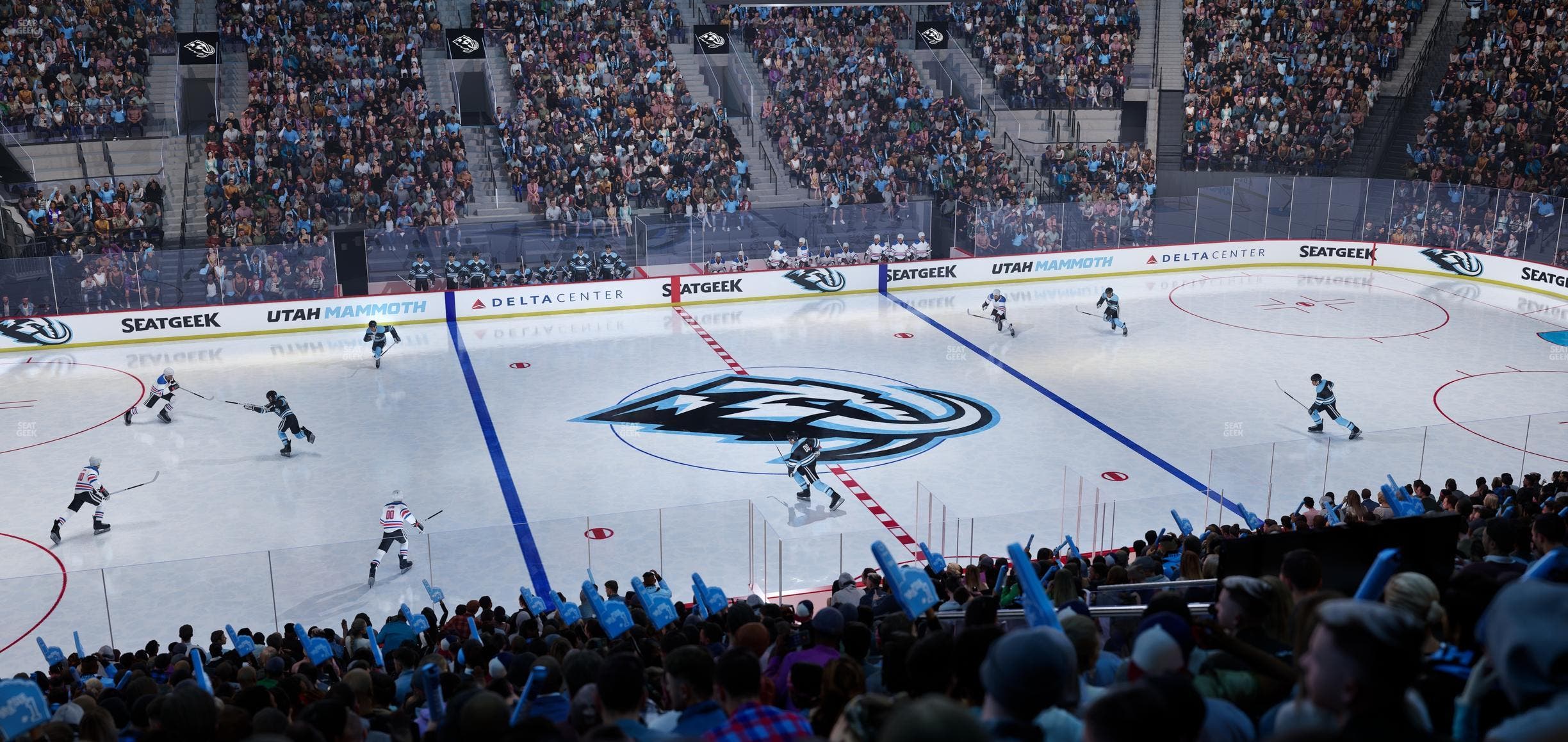 Delta Center - Section 19 Seat View