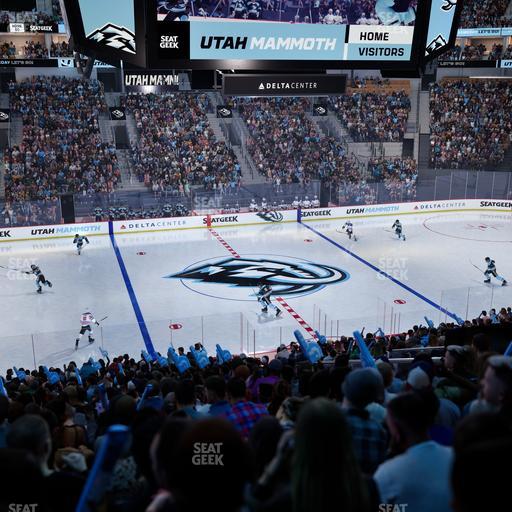 Delta Center - Section 19 Seat View