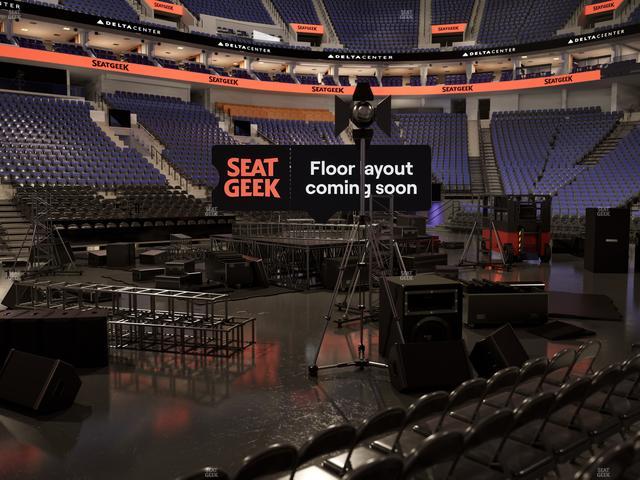 Delta Center - Section 19 Seat View
