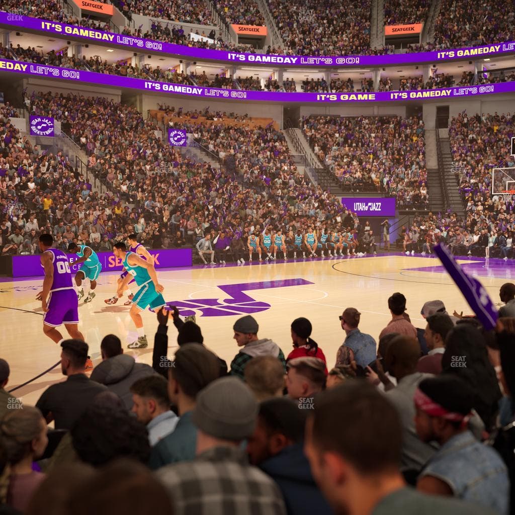 Delta Center - Section 19 Seat View