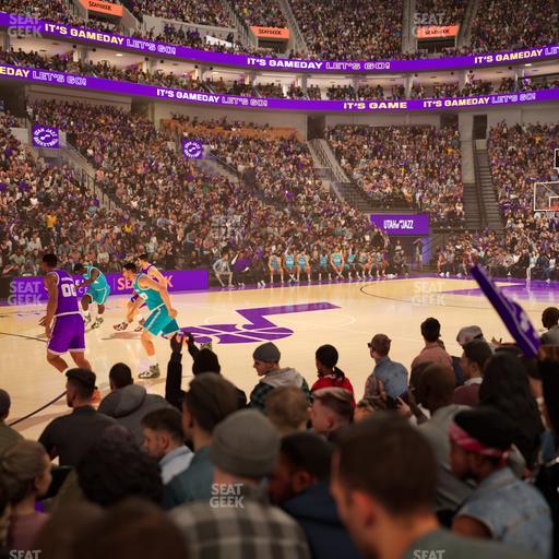 Delta Center - Section 19 Seat View