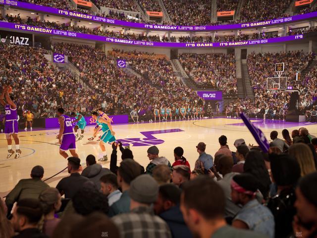 Delta Center - Section 19 Seat View Delta Center - Section 19 Seat View