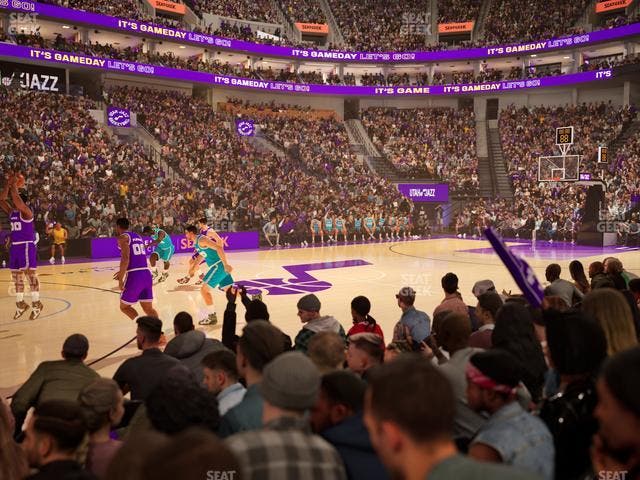Delta Center - Section 19 Seat View