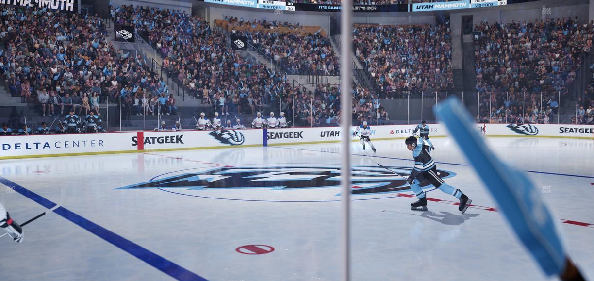 Delta Center - Section 19 Seat View