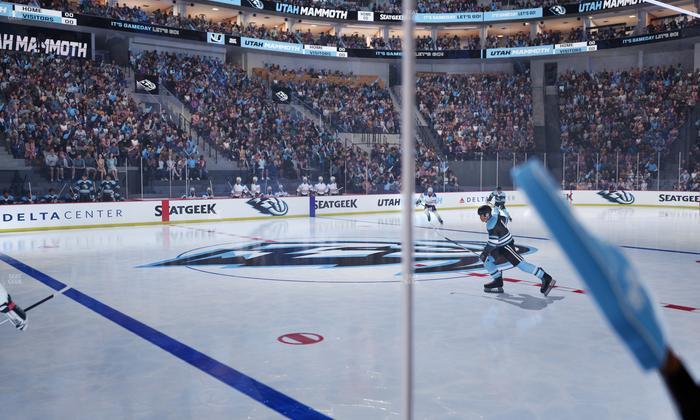 Delta Center - Section 19 Seat View