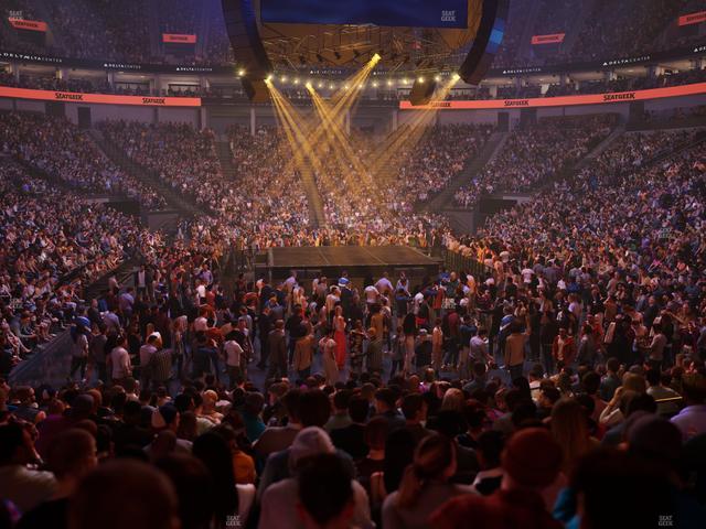 Delta Center - Section 2 Seat View