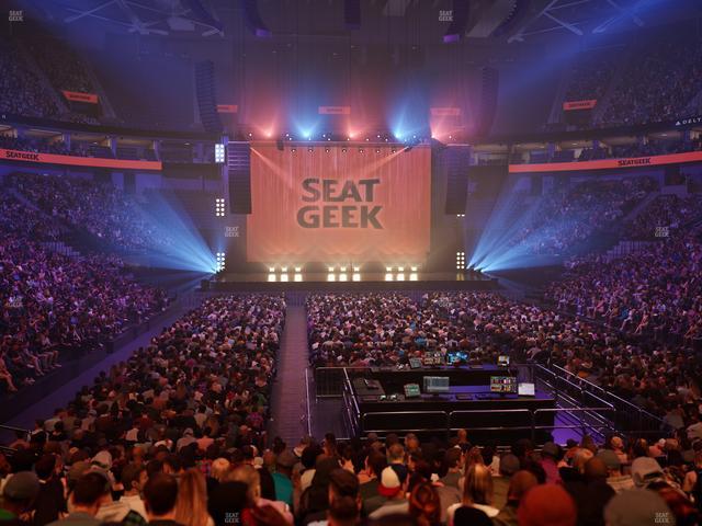 Delta Center - Section 2 Seat View