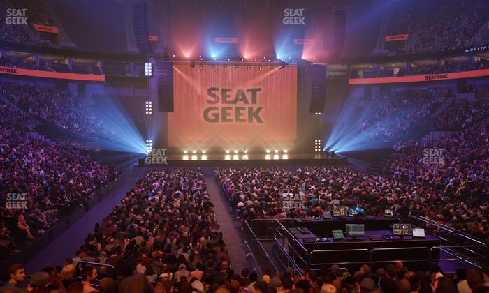 Delta Center - Section 2 Seat View