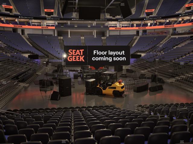Delta Center - Section 2 Seat View