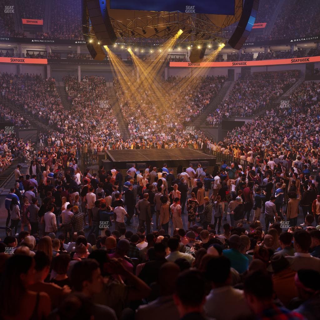 Delta Center - Section 2 Seat View