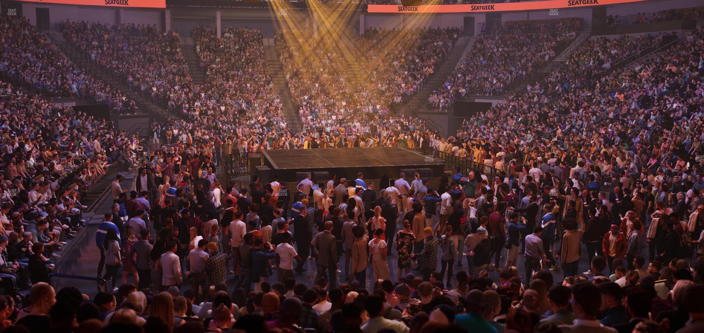 Delta Center - Section 2 Seat View