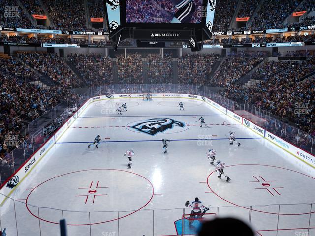 Delta Center - Section 2 Seat View