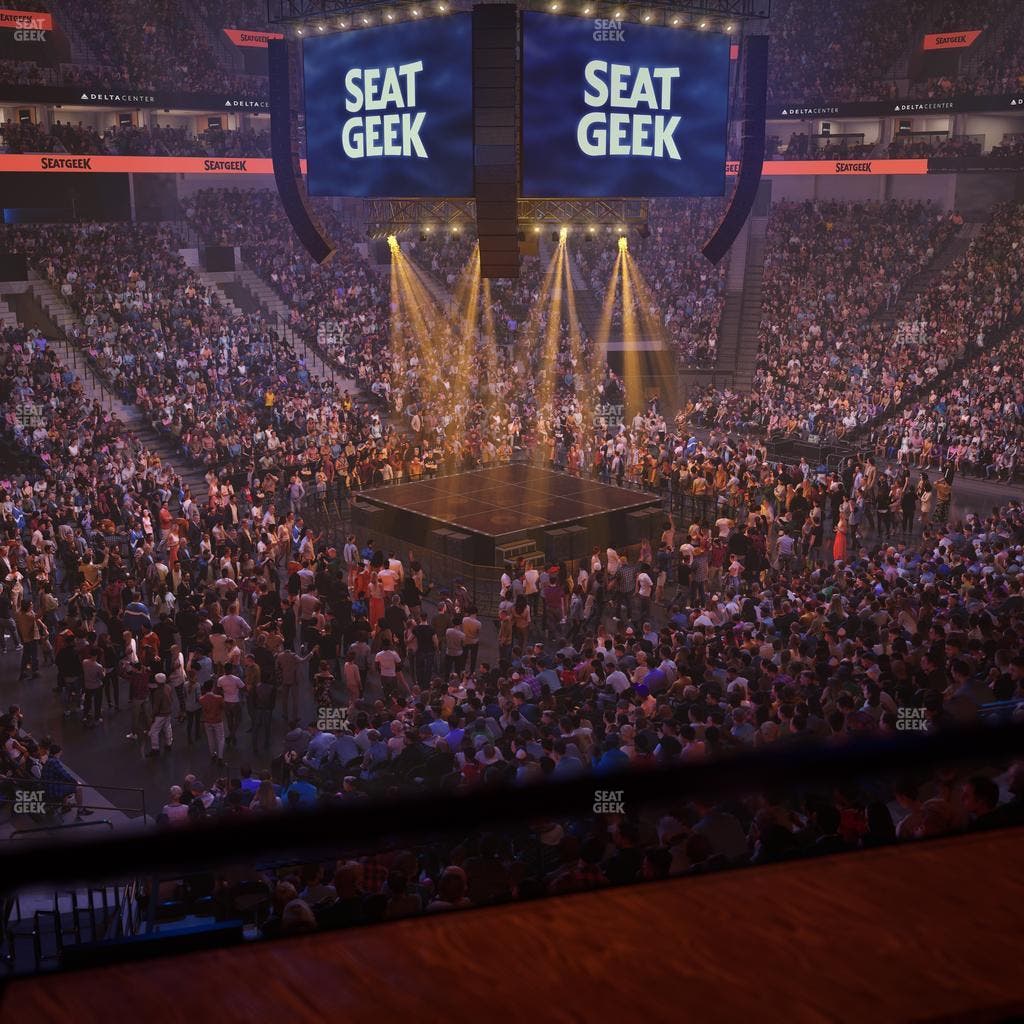 Delta Center - Section 20 Seat View