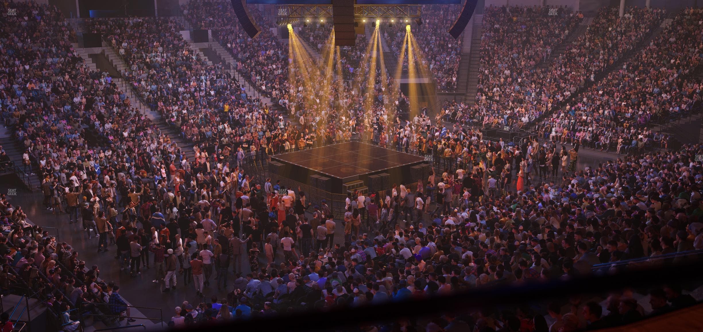 Delta Center - Section 20 Seat View